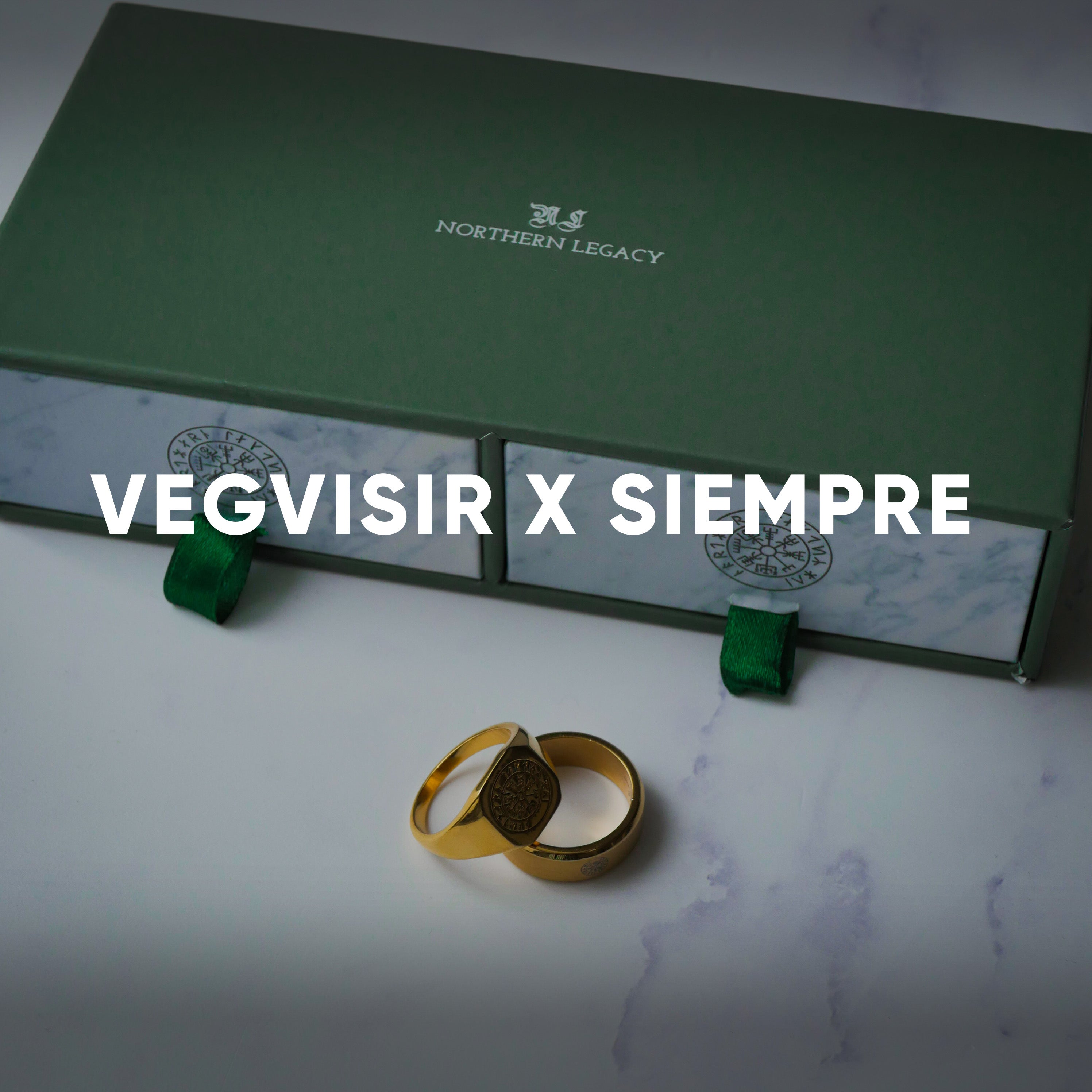 Vegvisir + Siempre Bundle - Gold-toned