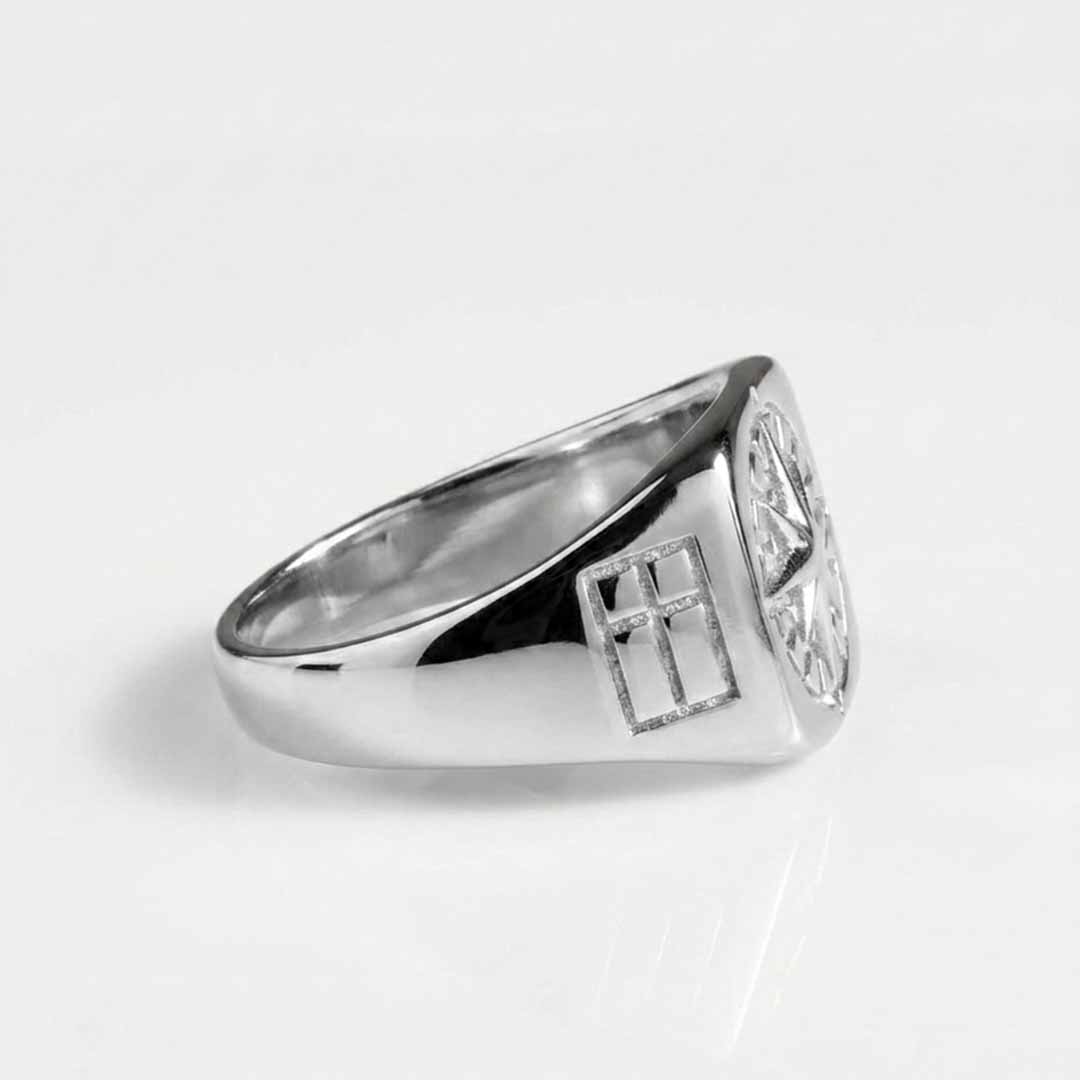 Kompass Signature - Silvertonad ring