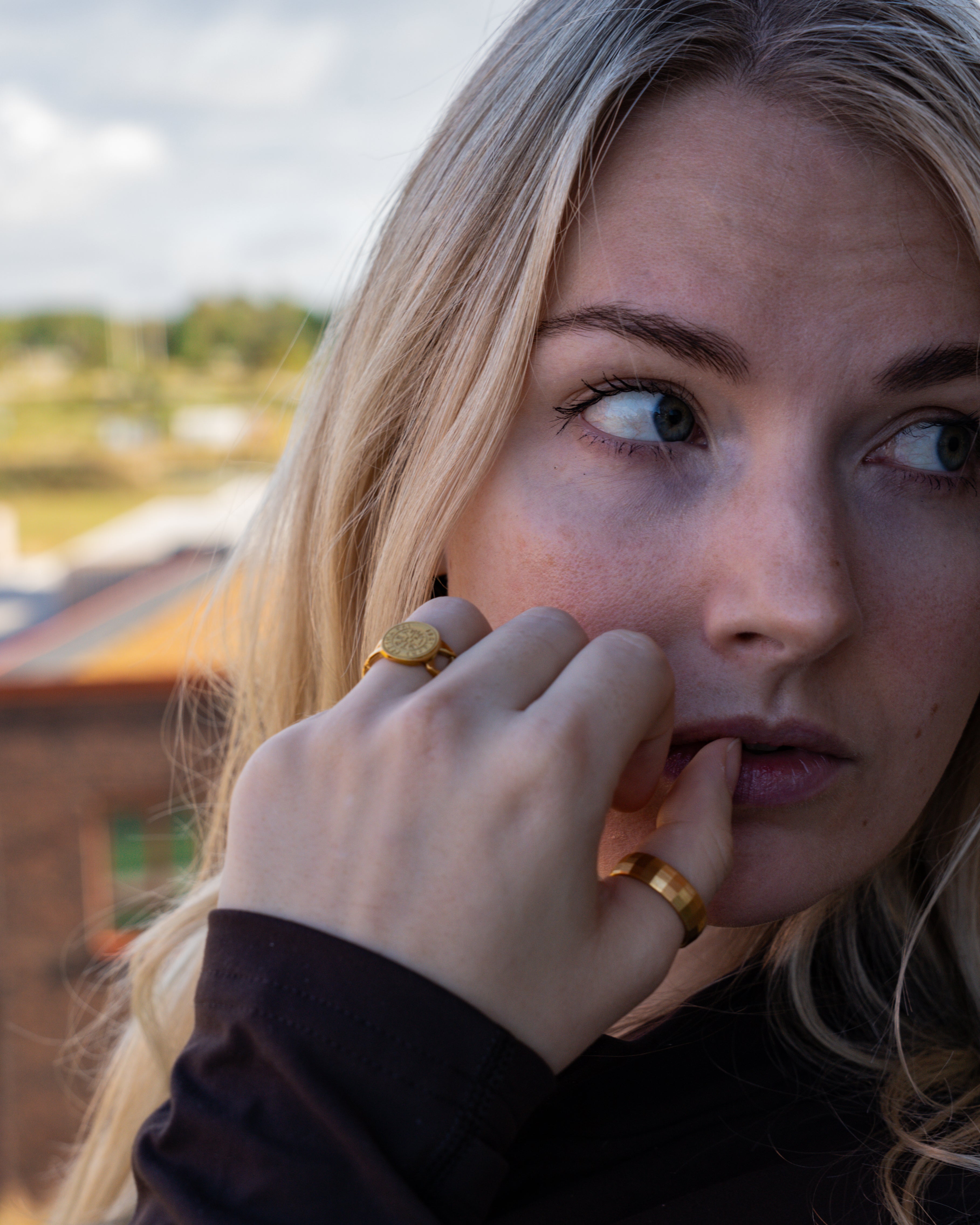 Siempre Cushion band, Guldtbelagt ring