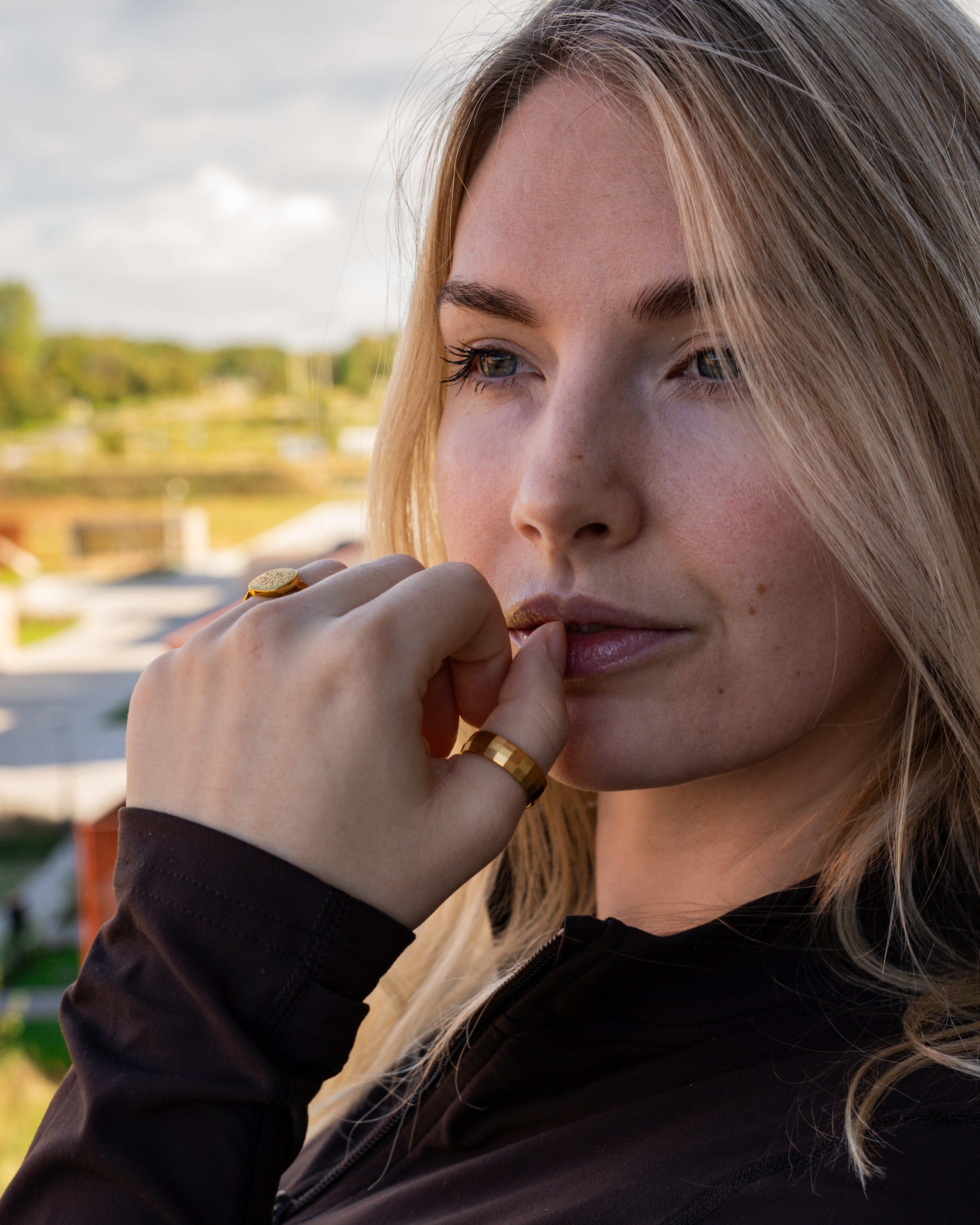 Siempre Cushion band, Guldtbelagt ring