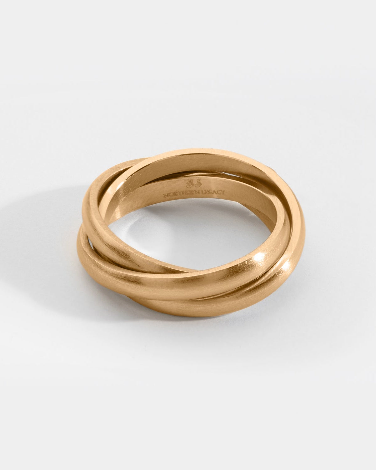 Helix band ring - Gold-toned
