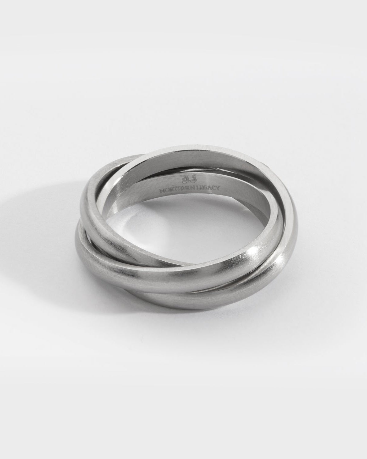 Helix band ring - Sølvtonet