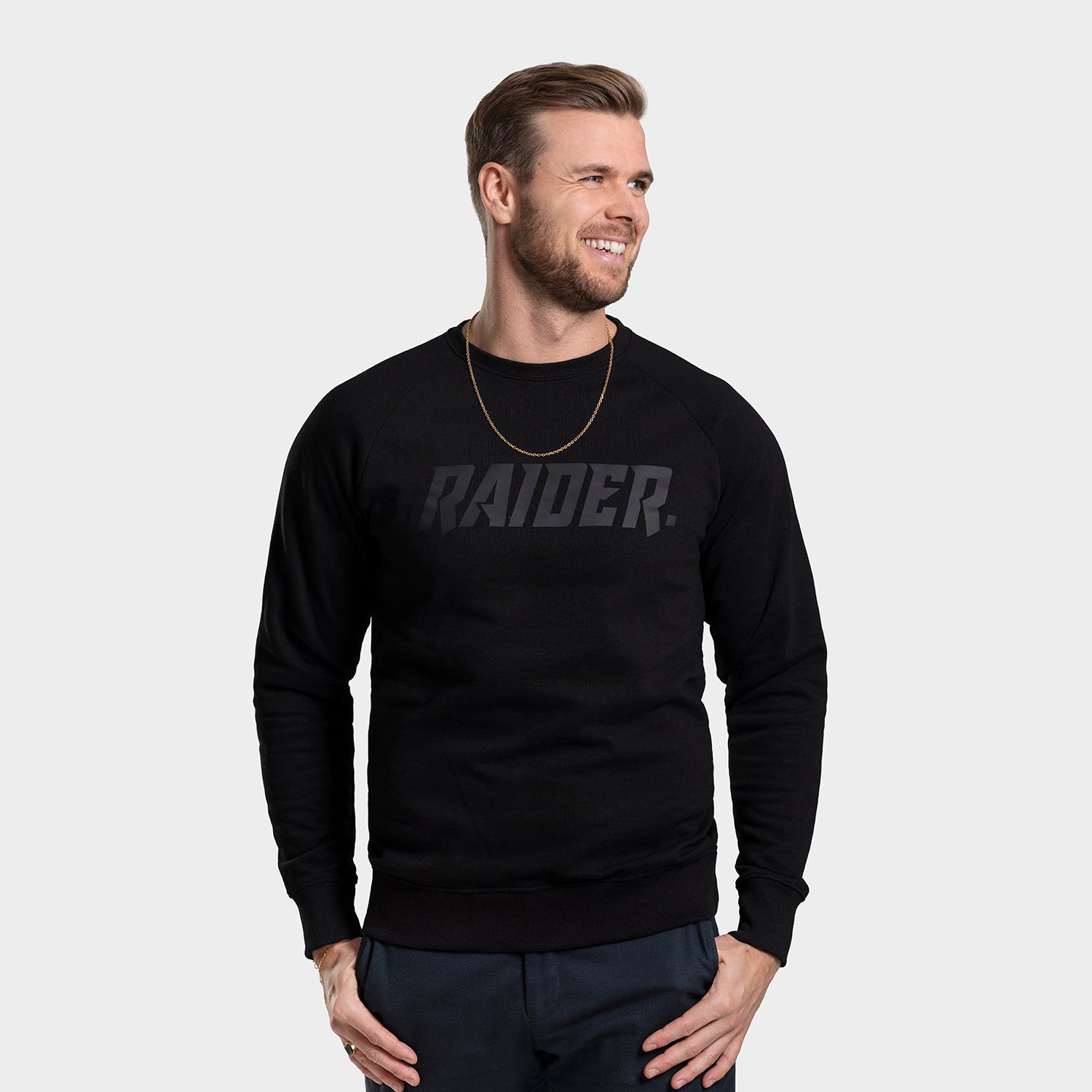 RAIDER. Sweatshirt - Black