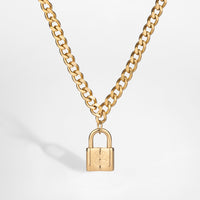 Vegvisir locker halskæde - Guldtonet