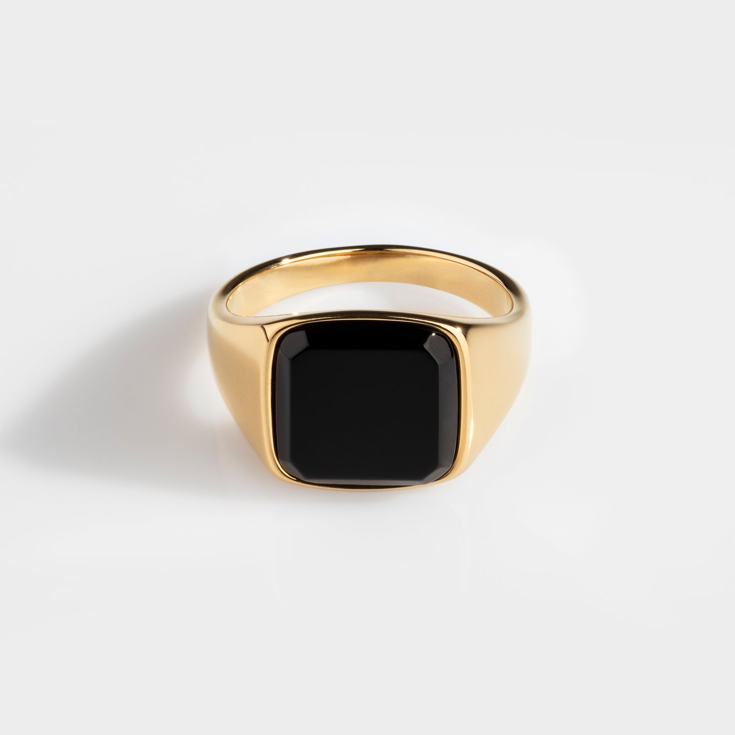 Black Onyx Signature - Ring i guldton
