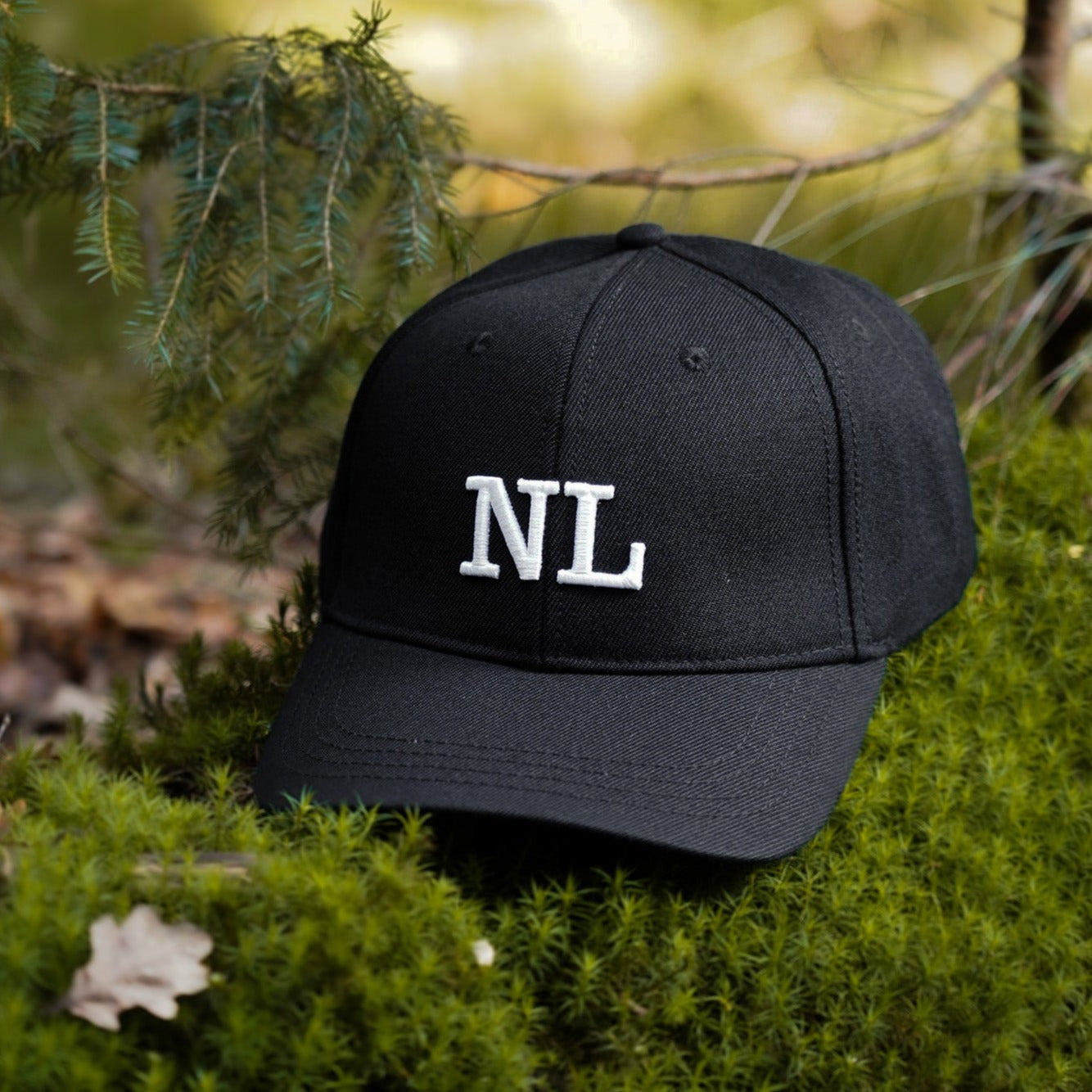 NL Dad cap - Black/white