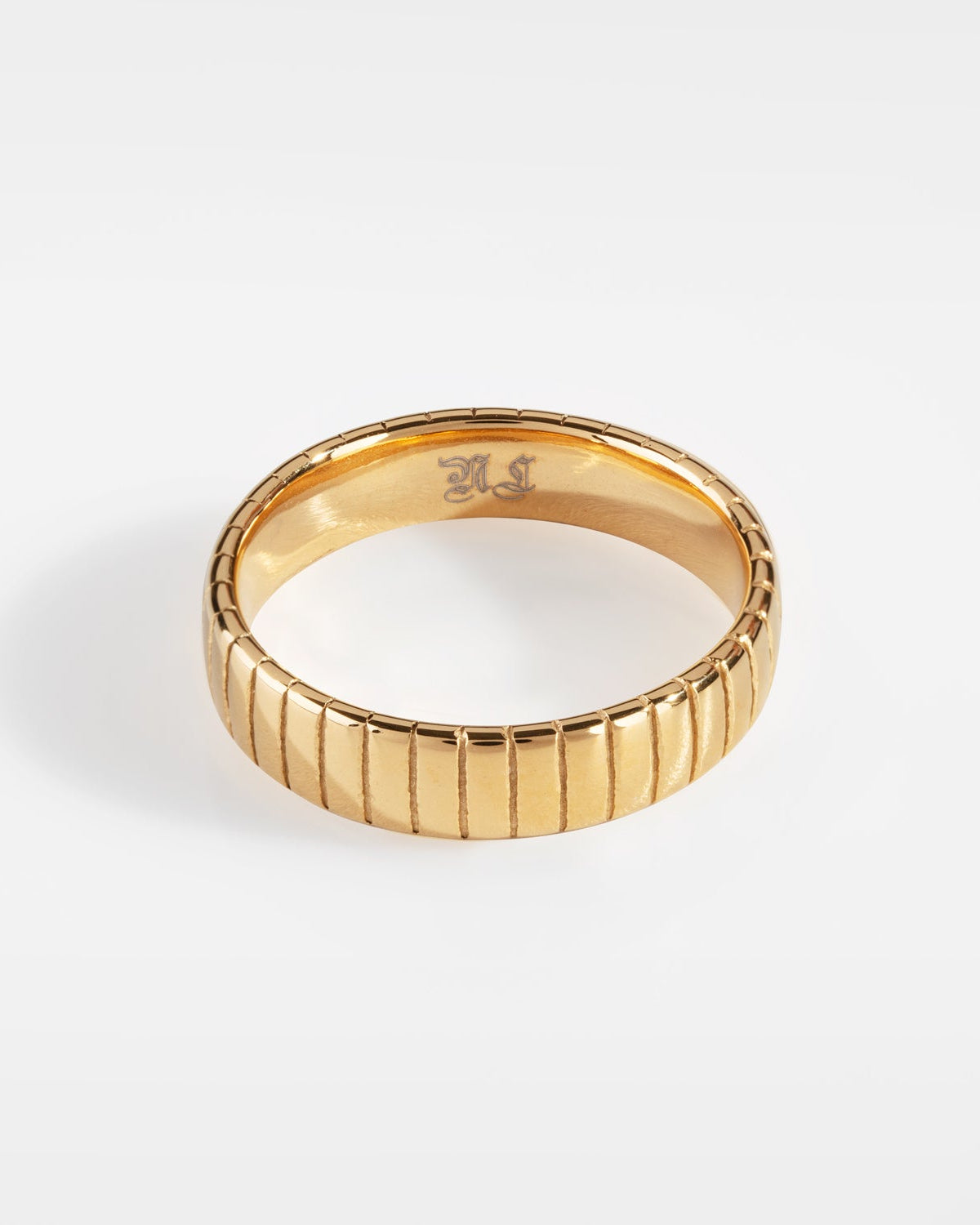 Siempre Cut band - Gold-toned ring
