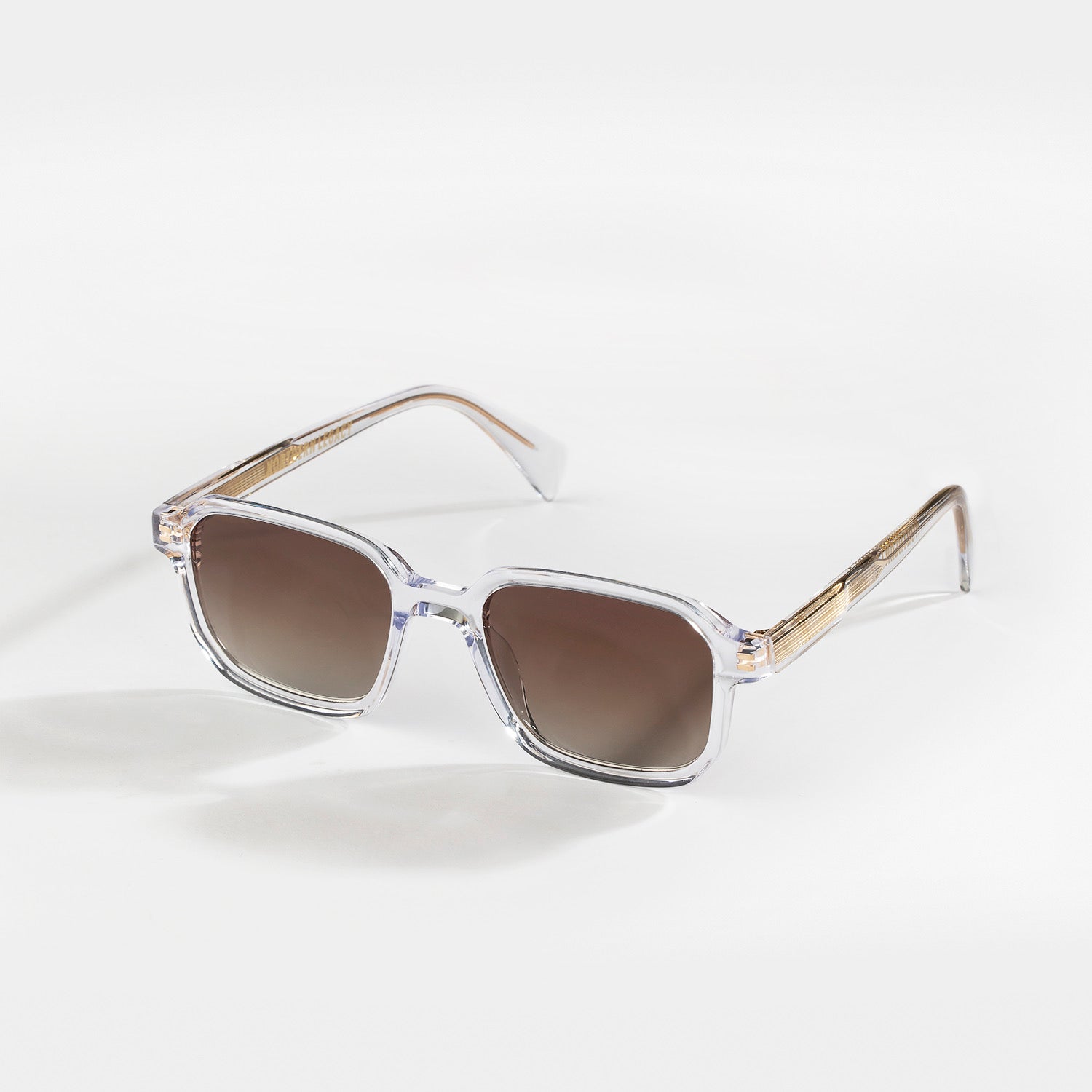 Vibrant solglasögon - Transparent brun/grå