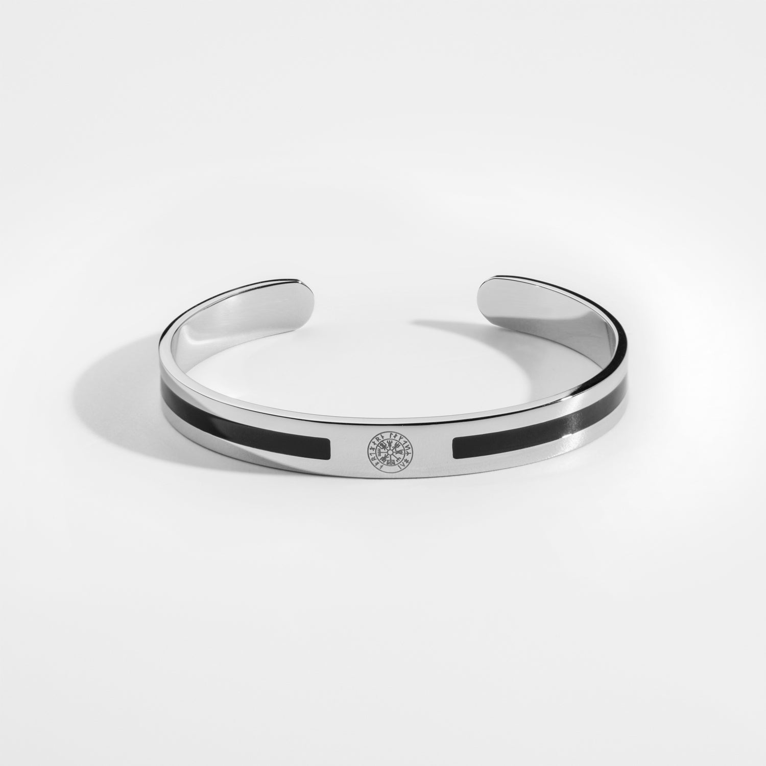 Enemal bracelet - Silver-toned