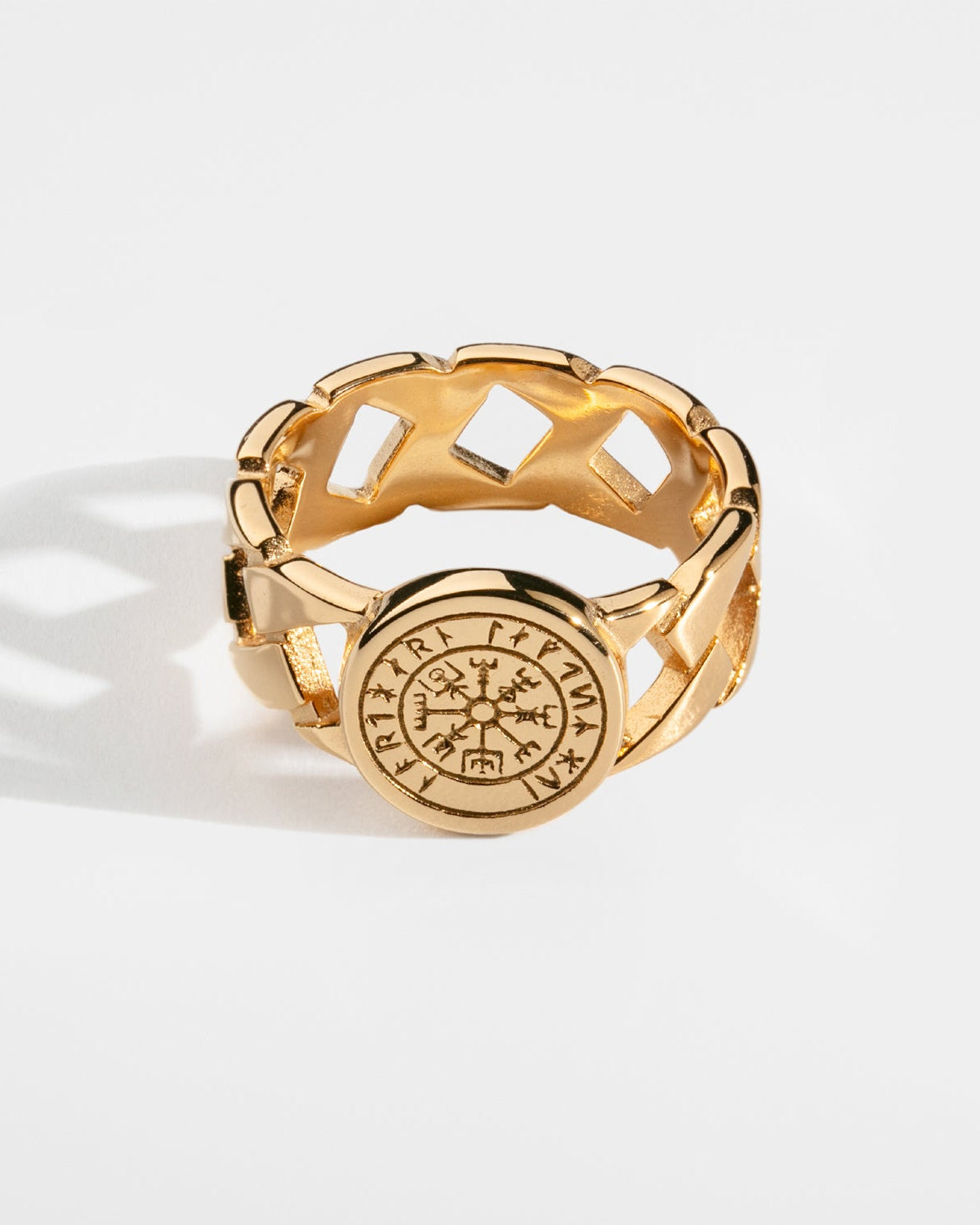 Vegvisir Chain Signature - Gold-toned ring