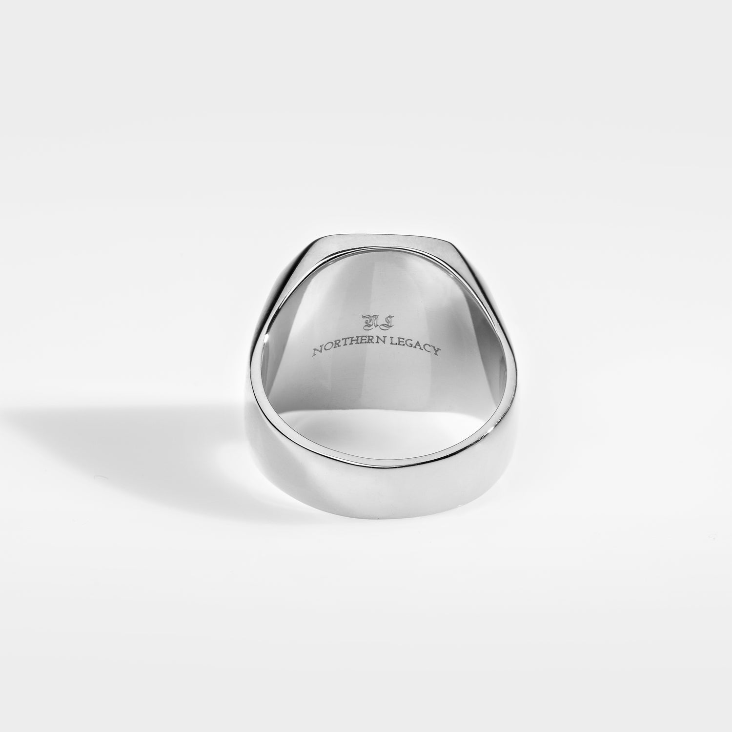 Compass Oversize Signature - Silver Tone Ring