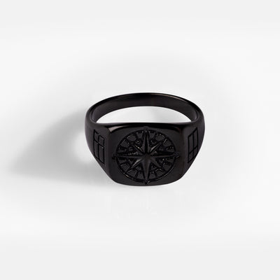 Compass Signature - Svart ring