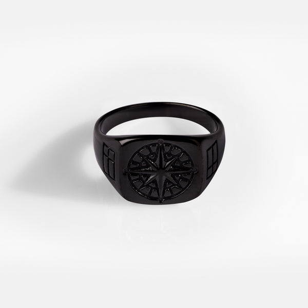 Compass Signature - Svart ring