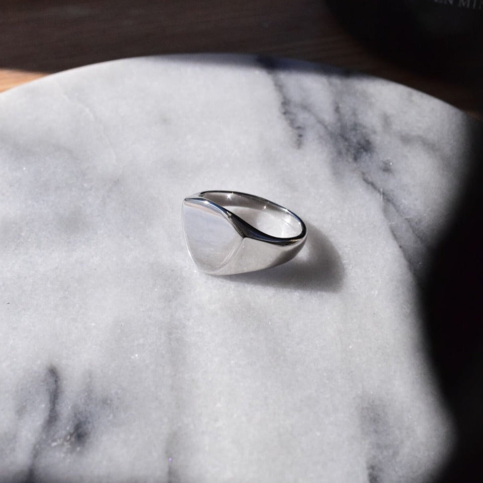 Classic Polygon Signature - Silver-toned ring